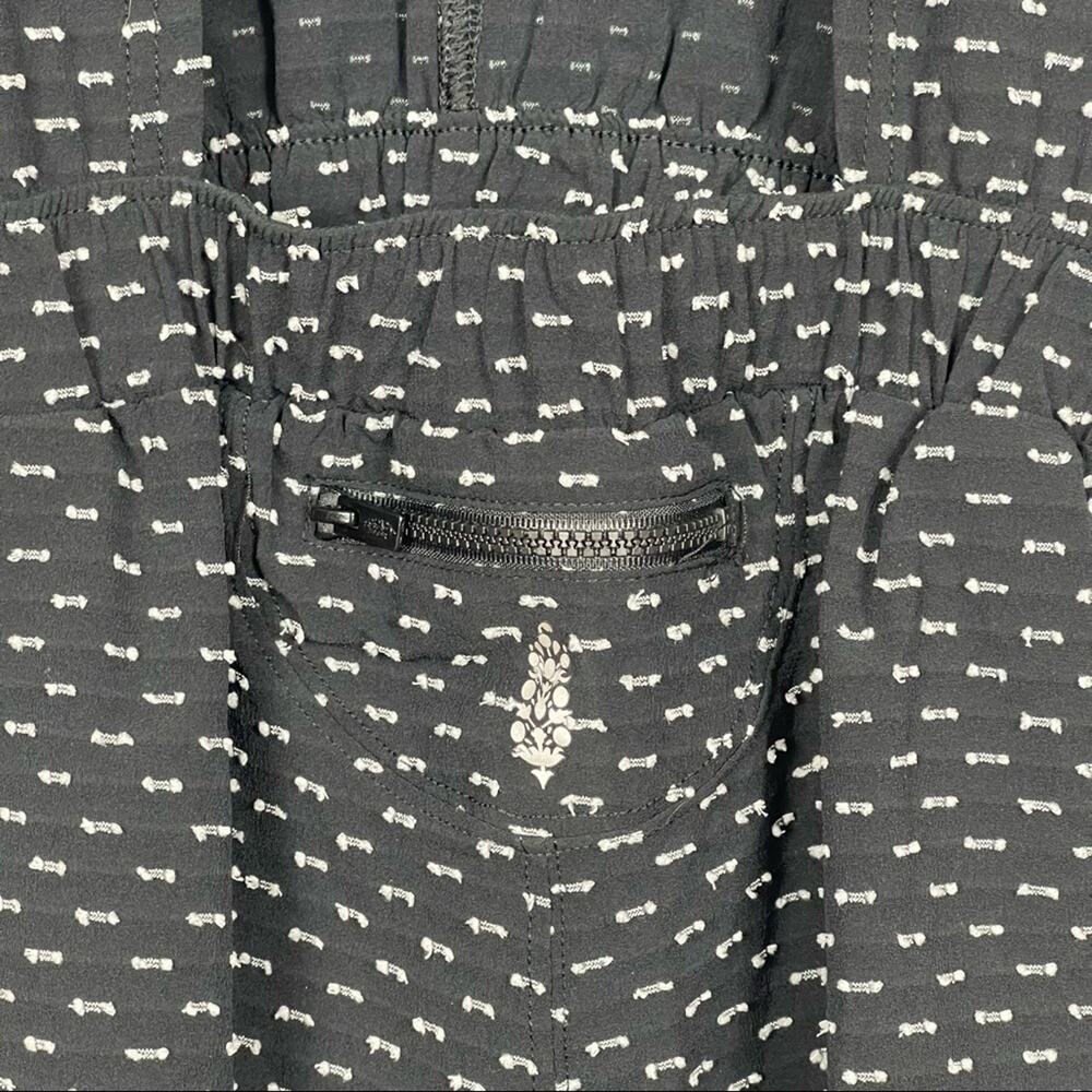 Free People Jog It Off Romper Black Polka Dot Size XS NEW - Picture 7 of 10